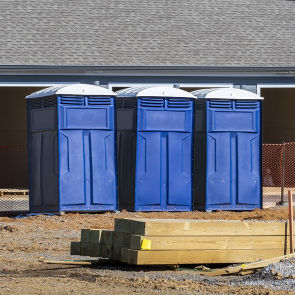 what is the expected delivery and pickup timeframe for the portable toilets in Duplessis Louisiana